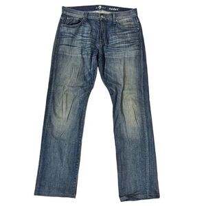 7 for All Mankind Standard Jeans Straight Leg Medium Wash Women’s Size 32